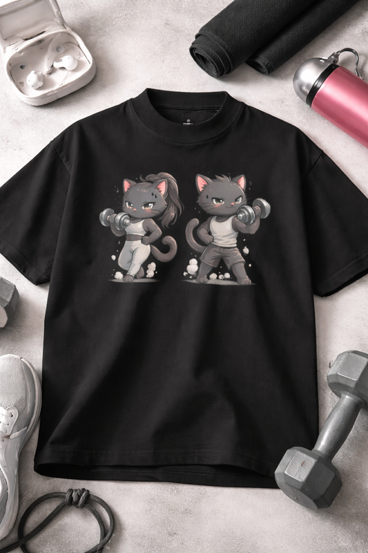 Oversized Tee – Gym & Street Ready